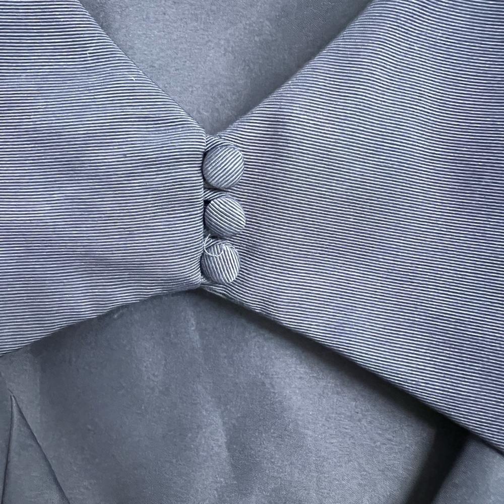 David's Bridal Formal Dress Special Occasion Homecoming Prom Navy Size 14 - Picture 10 of 12